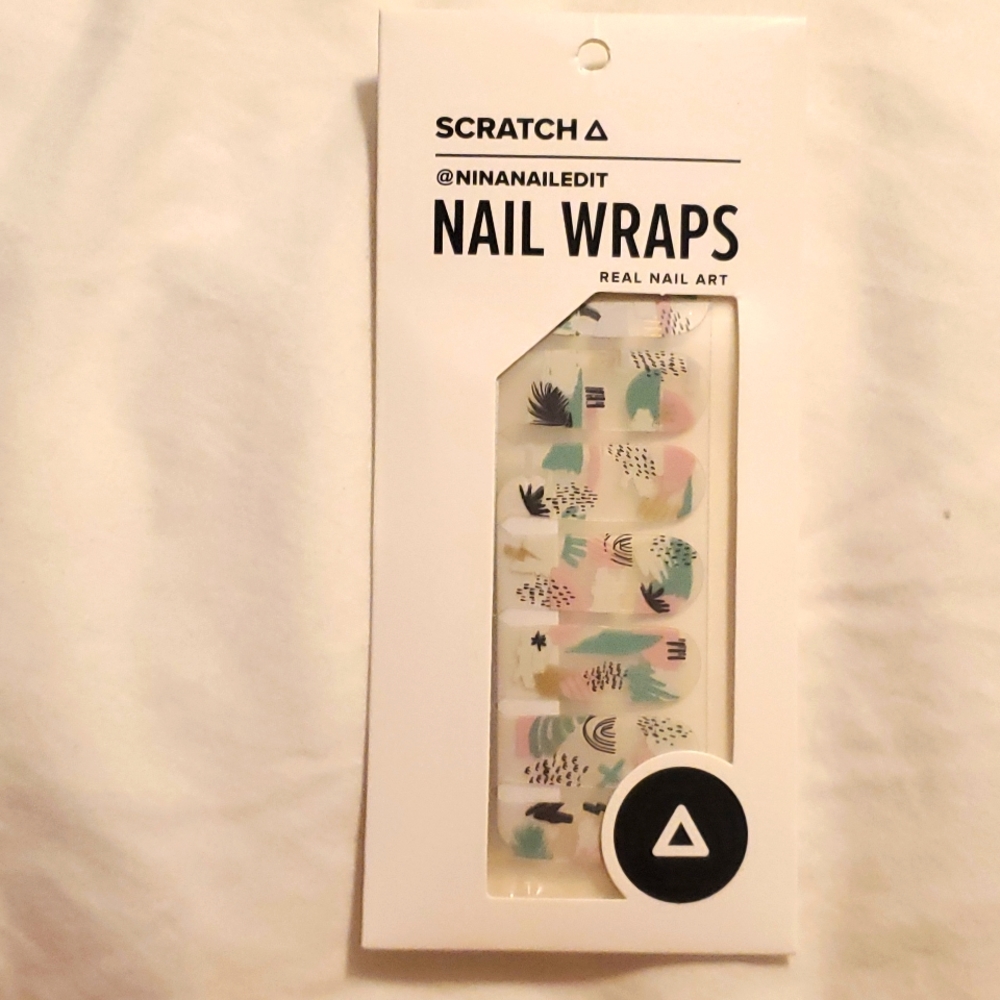 Stick on nail polish scratch